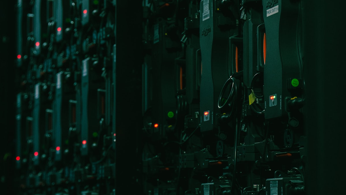 Server room with rows of electronic equipment — understanding what cloud storage providers actually do with your files